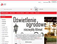 Tablet Screenshot of lampdesigne.pl